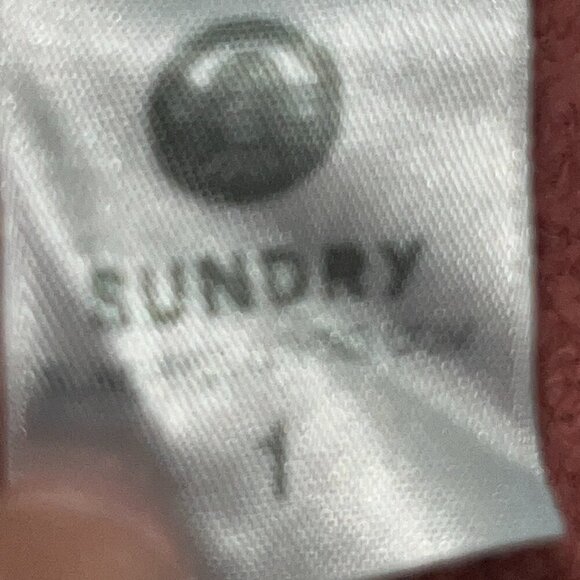 ANTHROPOLOGIE SUNDRY "Merci" SWEATSUIT CROPPED SWEATSHIRT & SWEATPANTS Sizes 1/0 - Picture 11 of 16